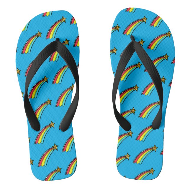 Shooting Star Flip Flops Beach Footwear (Fußbett)