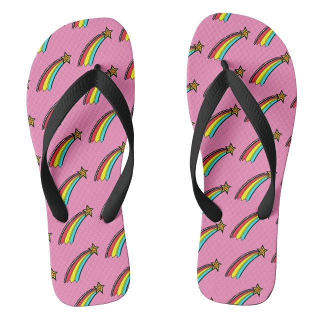 Shooting Star Flip Flops Beach Footwear (Fußbett)