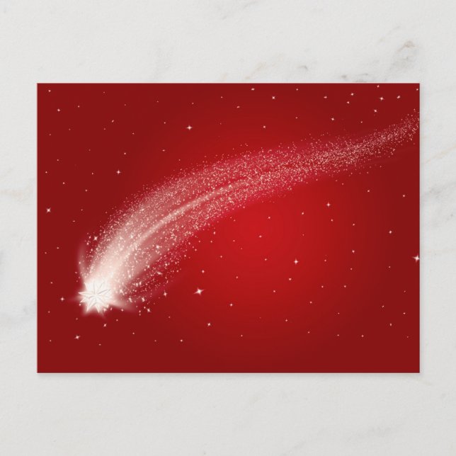 Shooting Star Postcard #3 - Horizontal Postkarte (Vorderseite)