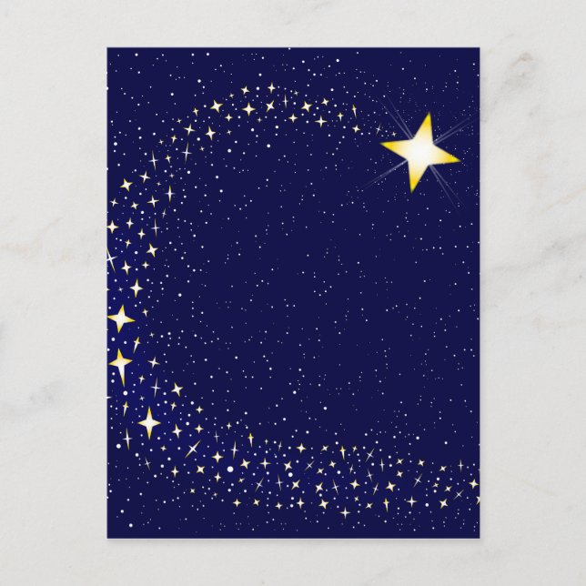 Shooting Star Postkarte (Vorderseite)