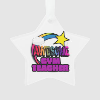 Shooting Star Rainbow Phantastisch Gym Teacher Ornament