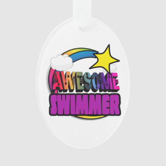 Shooting Star Rainbow Phantastisch Swimmer Ornament