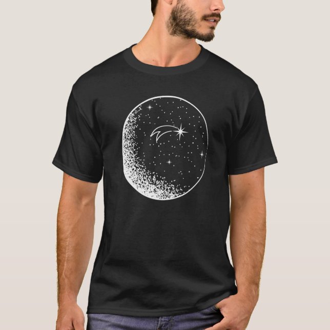 Shooting Star Starry Sky   1 T-Shirt (Vorderseite)