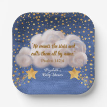 Shooting Star Twin Baby Dusche