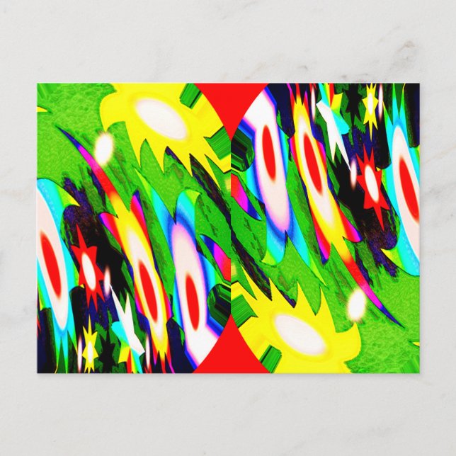 Shooting Stars Art Postkarte (Vorderseite)