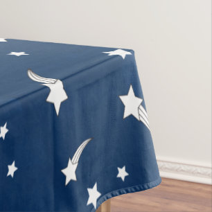Shooting Stars Navy Blue Watercolor Tischdecke