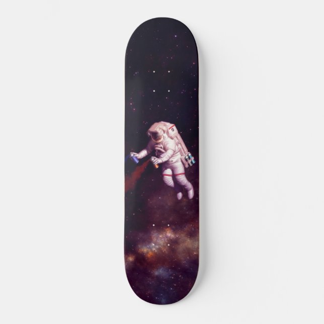 "Shooting Stars-" Skateboard (Vorderseite)