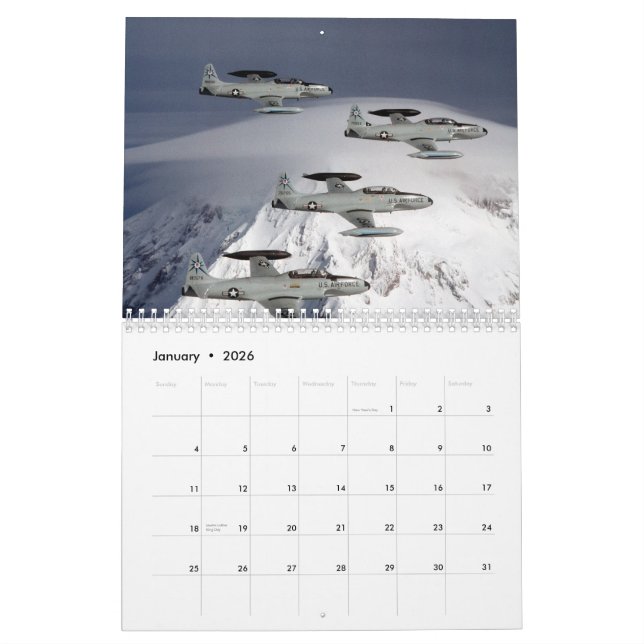 Shooting Stars T-33 Kalender (Jan 2026)