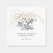 Shooting Stars The Night Before Rehearsal Dinner