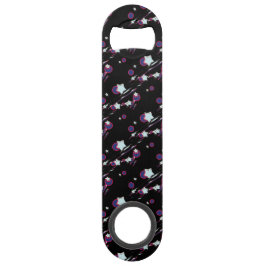 Shooting Stars u. Kometen-schwarzer Speed Flaschenöffner