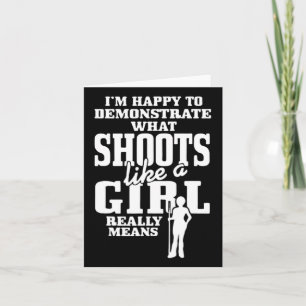Shoots like a Girl - Billiards Pool Shooter Karte