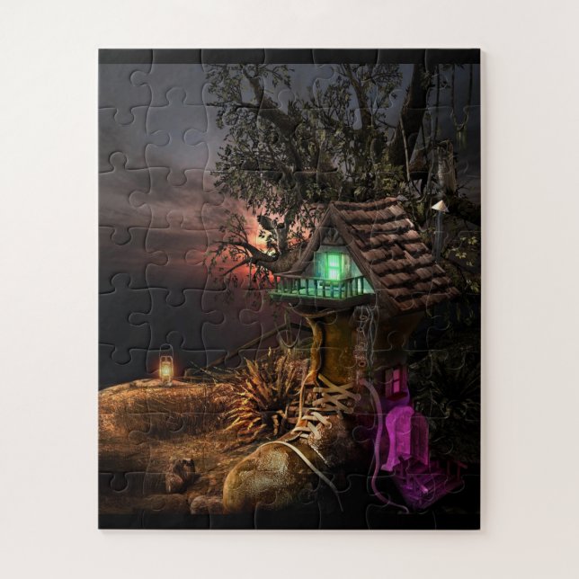 SHOOUS IN WOODS FANTASY JIGSAW PUZZLES (Vertikal)