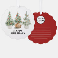 Shop Logo Christmas Gift tag