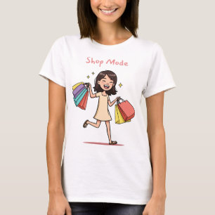 Shop-Modus Shoppingliebhaber T-Shirt