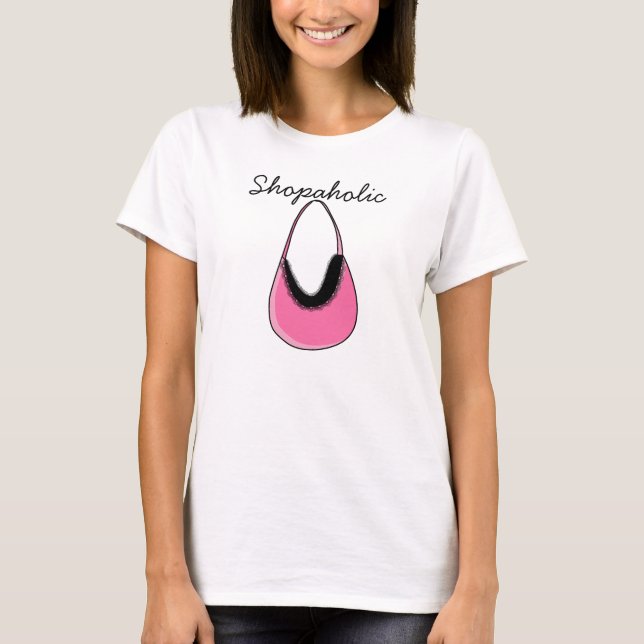 Shopaholic T-Shirt (Vorderseite)