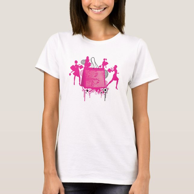Shopaholic T-Shirt (Vorderseite)