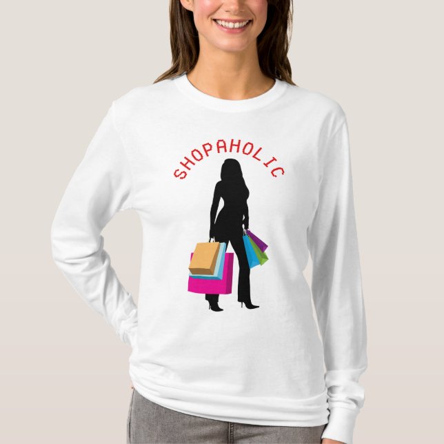 SHOPAHOLIC T-SHIRT (Vorderseite)