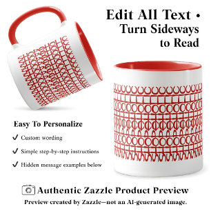 Shopaholic Versteckte Nachricht 131RW Lustiger Zit Tasse