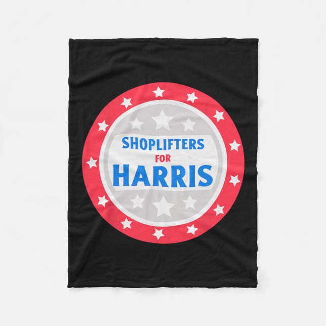 Shoplifters für Harris Funny Donald Trump Fleecedecke (Vorderseite)