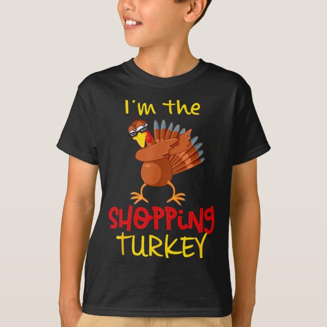 Shopng Turkey Matching Family Group Thanksgiving P T-Shirt (Vorderseite)
