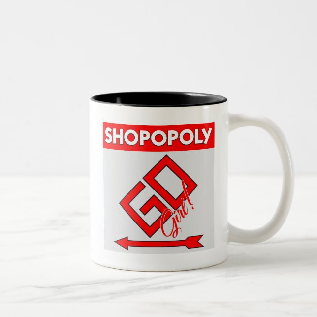 Shopopoly Zweifarbige Tasse (Rechts)