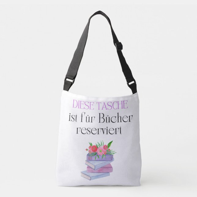 Shopper / Büchertasche für Bücherliebende Tragetaschen Mit Langen Trägern (Vorderseite)