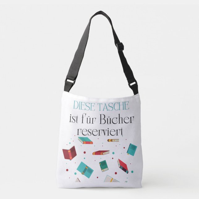 Shopper / Büchertasche für Bücherliebhaberinnen Tragetaschen Mit Langen Trägern (Vorderseite)