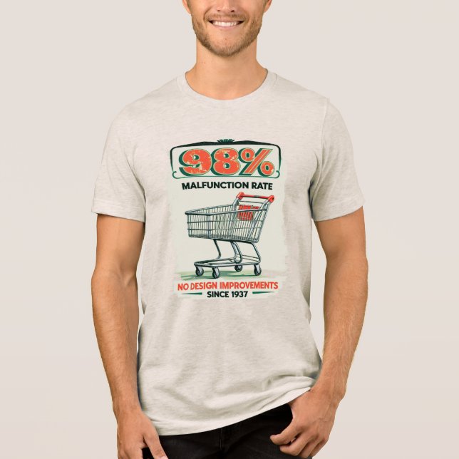 Shopping Cart: Perfect As-Is Tri-Blend Shirt (Vorderseite)