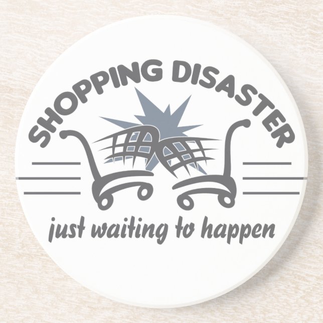 Shopping Desaster Untersetzer (Vorne)