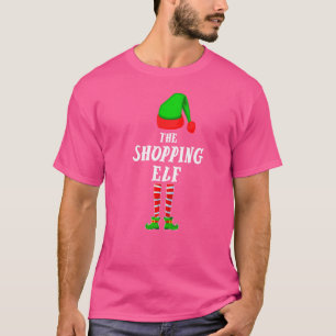 Shopping Elf Group Matching Familie Weihnachten Fu T-Shirt