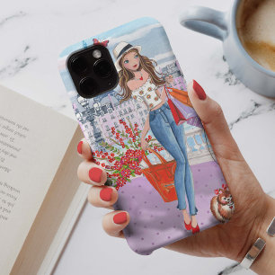 Shopping Fashion Girl Paris   iPhone 7 und Fall Case-Mate iPhone Hülle