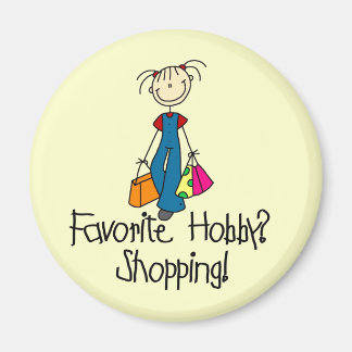 Shopping Favorite Hobby Magnet