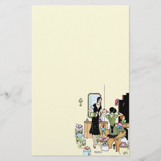 Shopping für Hüte Briefpapier (Vorderseite)