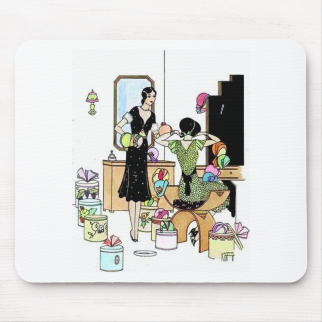 Shopping für Hüte Mousepad (Vorne)