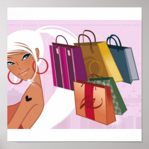 Shopping Girl Poster
