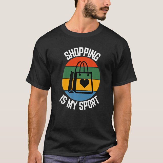 Shopping ist mein Sport, Shopper Fans T-Shirt (Vorderseite)