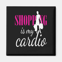 Shopping ist meine Cardio Graphic Print (v2)
