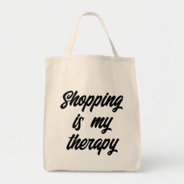 "Shopping ist meine Therapie" Retail Therapie Tragetasche