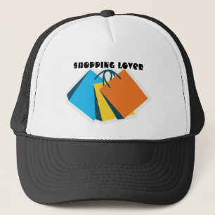 Shopping-Lover-Bild mit Text Lovely Pick-Cap Truckerkappe