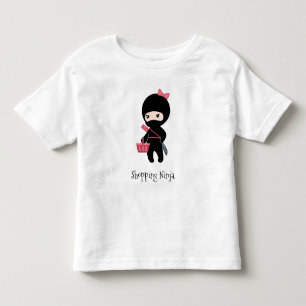 Shopping Ninja Girl Kleinkind T-shirt