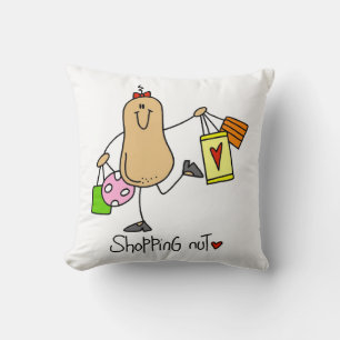Shopping Nut T-Shirts und Geschenke Kissen
