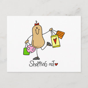 Shopping Nut T-Shirts und Geschenke Postkarte