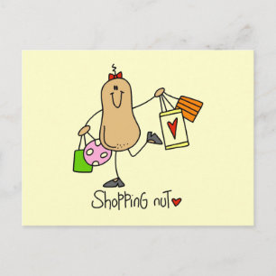 Shopping Nut T-Shirts und Geschenke Postkarte