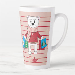 Shopping-Polar-Bärenurlaub Latte Tasse