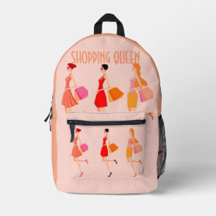 Shopping Queen Collection:Damen Bedruckter Rucksack