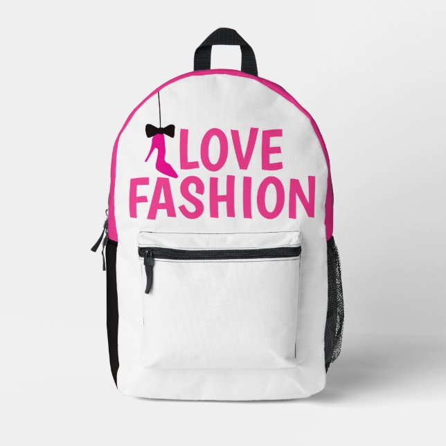 Shopping Queen Kollektion - Bedruckter Rucksack (Vorderseite)