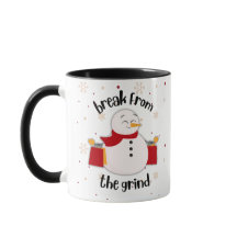 Shopping Snowman BFTG Kaffee Tasse