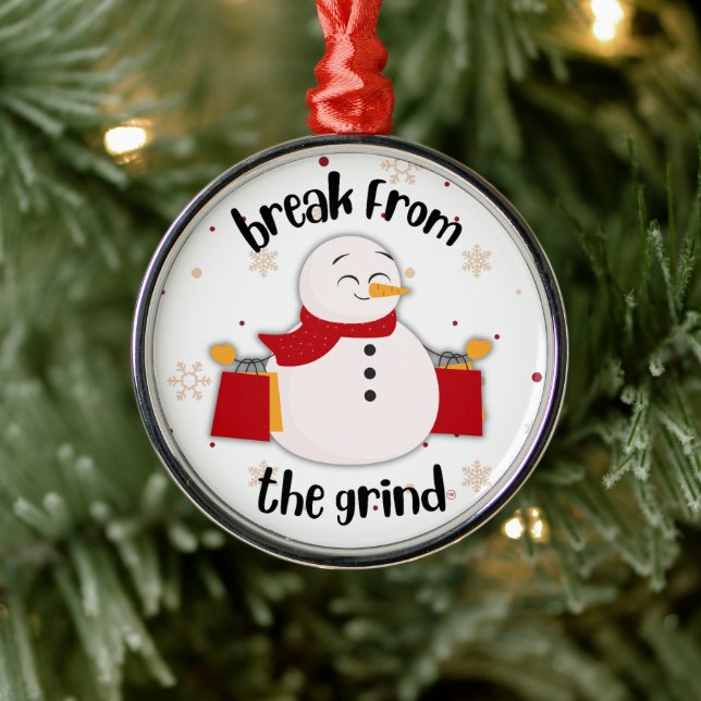 Shopping Snowman BFTG Ornament (Baum)