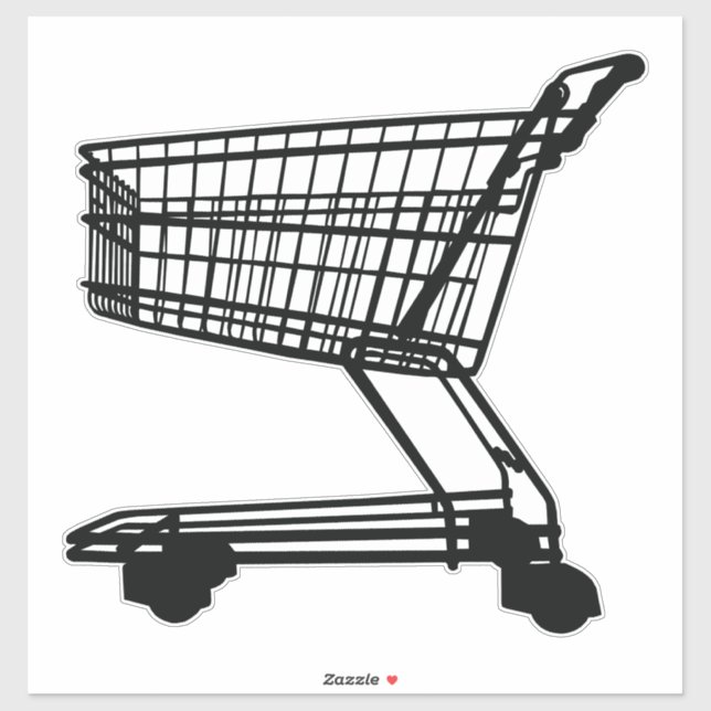 Shopping Trolley Aufkleber (Blatt)