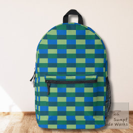 Shore and Land Color Blocks Bedruckter Rucksack